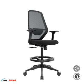 Silla Cajero Ergonómico Icon Negro Bn An Althea Confort