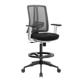 Silla Cajero Efit Blanco/Negro Bn An Althea Confort