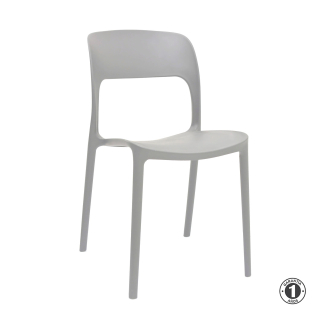 Silla Fija De Comedor Obi Gris Althea Confort