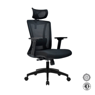 Silla Ergonómica Spike Presidente Basculante 1D Nylon Althea Confort