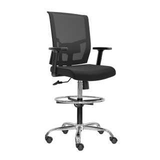 Silla Delphi I Cajero Ergonómica Bc Ac Negro Althea Confort