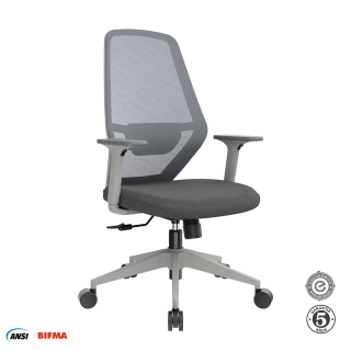 Silla Ergonómica Icon Gerente Nylon Gris Althea Confort