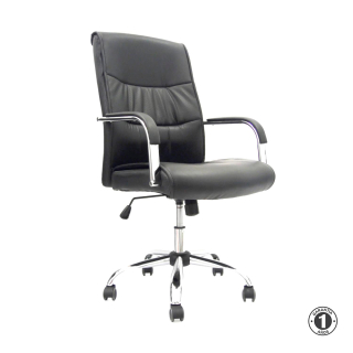 Silla Ergonómica Yorki Gerente Negro Althea Confort