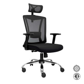 Silla Ergonómica Spike Presidente Syncro 1D Cromado Althea Confort