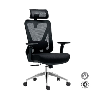 Silla Ergonómica Smart Presidente Syncro 3D Negro Althea Confort