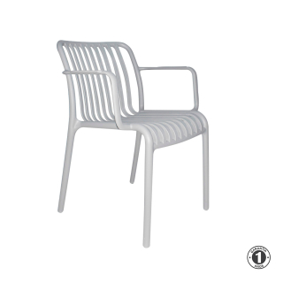 Silla Fija De Comedor Nard Blanco Althea Confort