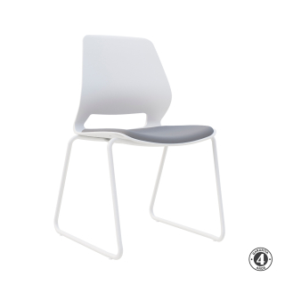 Silla Fija De Diseño Marly Trineo Althea Confort