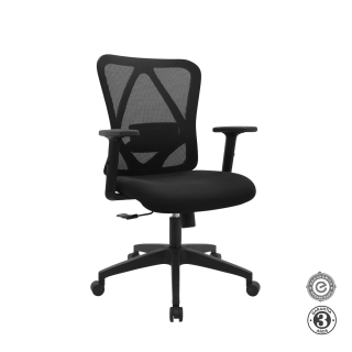 Silla Ergonómica Mark Gerente Negro Althea Confort