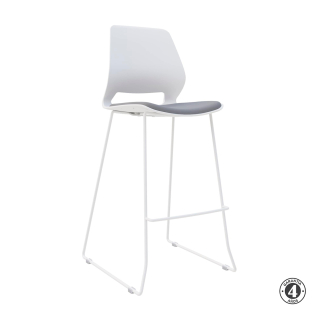 Silla Para Bar Marly Butaca Gris Althea Confort