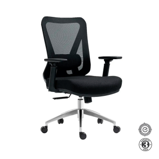 Silla Ergonómica Smart Gerente Syncro 3D Negro Althea Confort