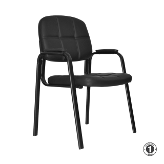 Silla Fija Avant TQ Cuero Negro Althea Confort