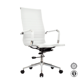 Silla Ergonómica Boss Presidente Blanco Althea Confort