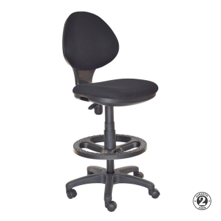 Silla Focus Cajero Sin Brazo Bn An Negro Althea Confort