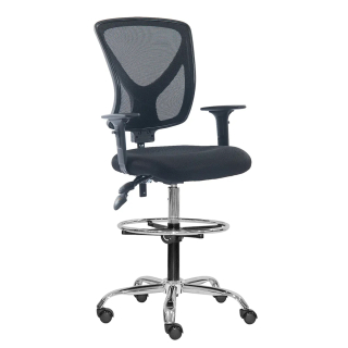 Silla Dubai Ve Cajero Ergonómica Bc Ac Negro Althea Confort