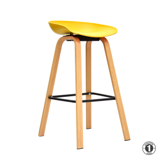 Silla Para Bar Misuri Butaco 75 Cm. Amarillo Althea Confort