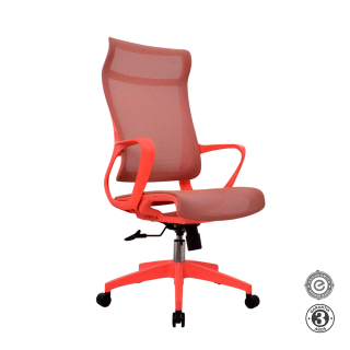 Silla Ergonómica Rigs Presidente Malla Rosa Althea Confort