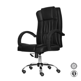 Silla Ergonómica Lexus Be Presidente Cuero Negro Althea Confort