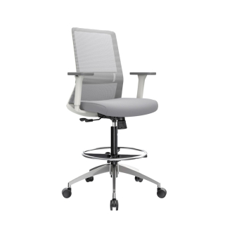 Silla Cajero Twist Ergonómica Gris Althea Confort