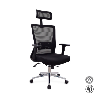 Silla Ergonómica Ken Presidente Negro Althea Confort