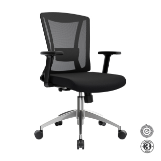 Silla Ergonómica Spike Gerente Basculante 1D Aluminio Althea Confort