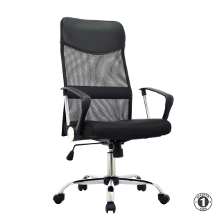 Silla Ergonómica Seúl Sg Ejecutiva Negro Althea Confort