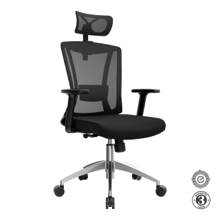 Silla Ergonómica Spike Presidente Syncro 3D Aluminio Althea Confort