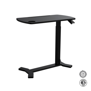 Escritorio Para Laptop Regulable Negro Althea Confort