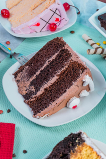 PORCIÓN DE TORTA DE CHOCOLATE