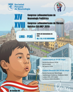 XIV CONGRESO LATINAMERICANO DE NEUMOLOGIA PEDIATRICA - XVIII CONGRESO LATINOAMERICANO DE FIBROSIS QUISTICA