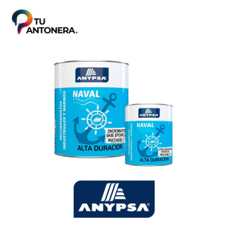 Anypsa - Kit Epóxico 3 : Base Zincromato Epóxico de 3/4 Gl. (2.839 L.) + Catalizador Epóxico 1/4 Gl. (0.900 L.)