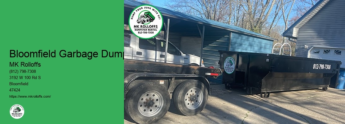 Dumpster Rentals Bloomfield