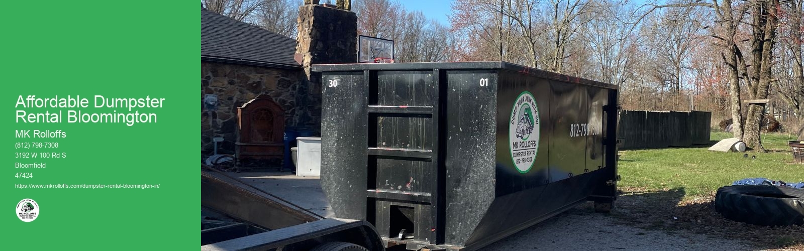 Affordable Dumpster Rental Bloomington
