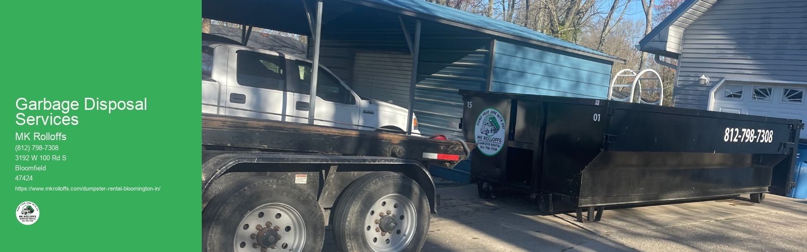 Garbage Disposal Services