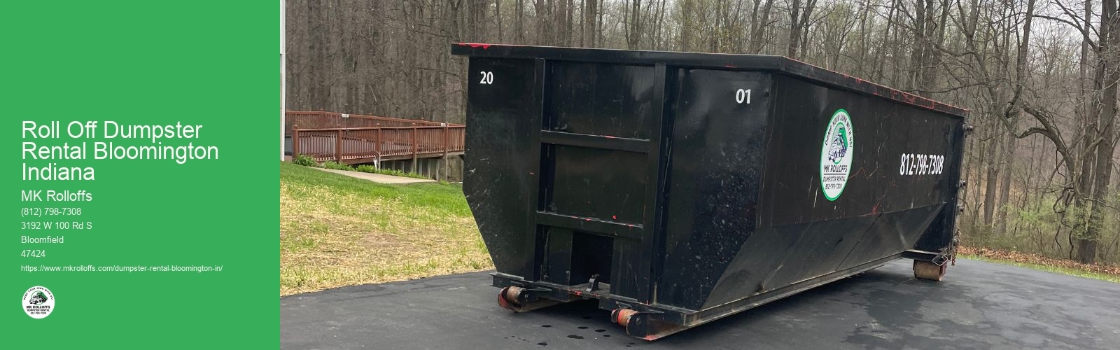 Commercial and Residential Dumpster Rental Services in Bloomington