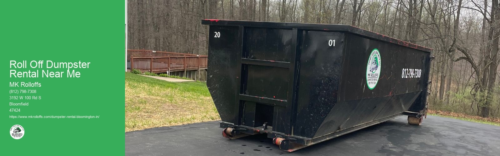 Dumpster Rental Bloomington IN Prices