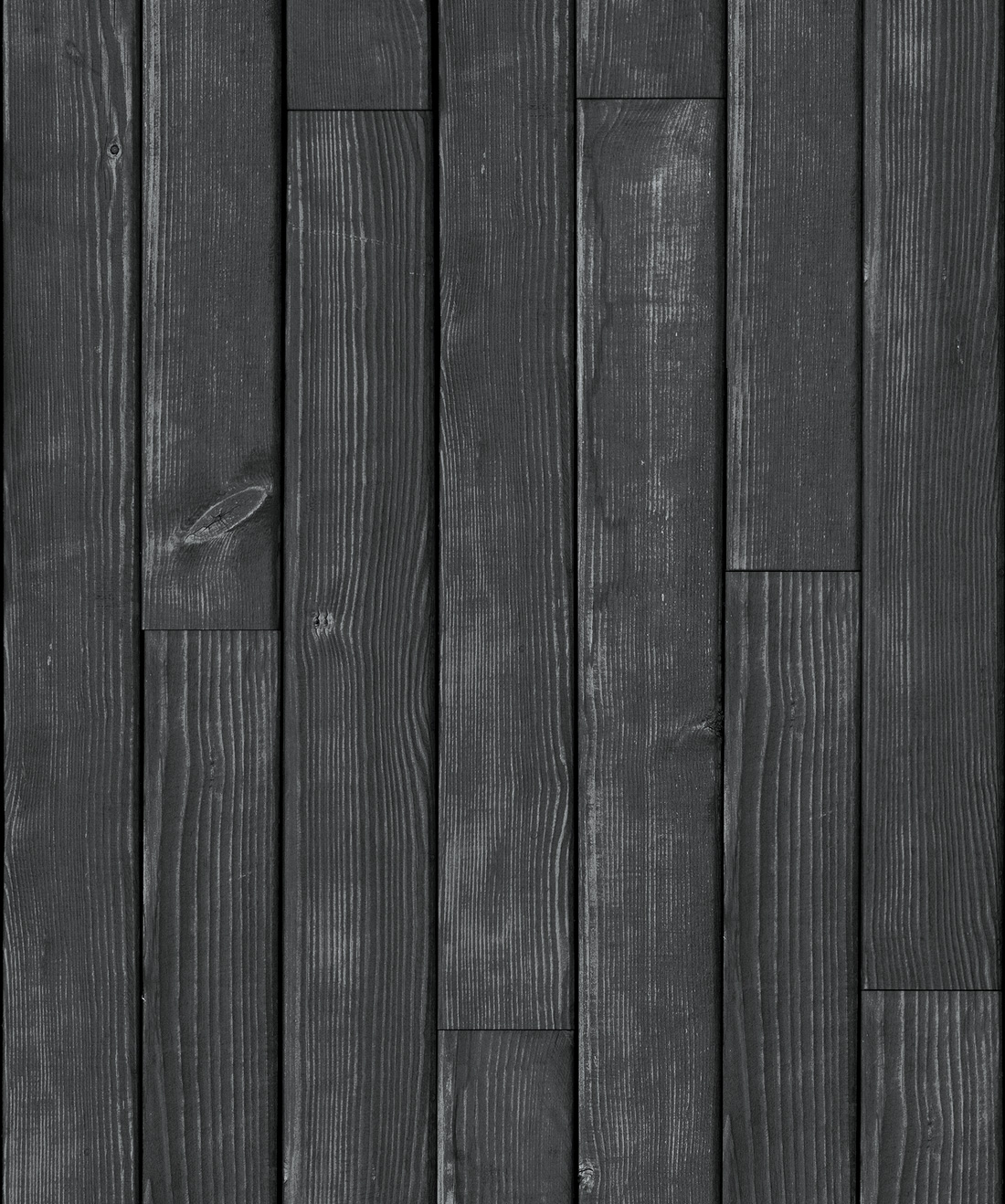 Black Wooden Boards Wallpaper • Timber Panelling • Milton & King EU