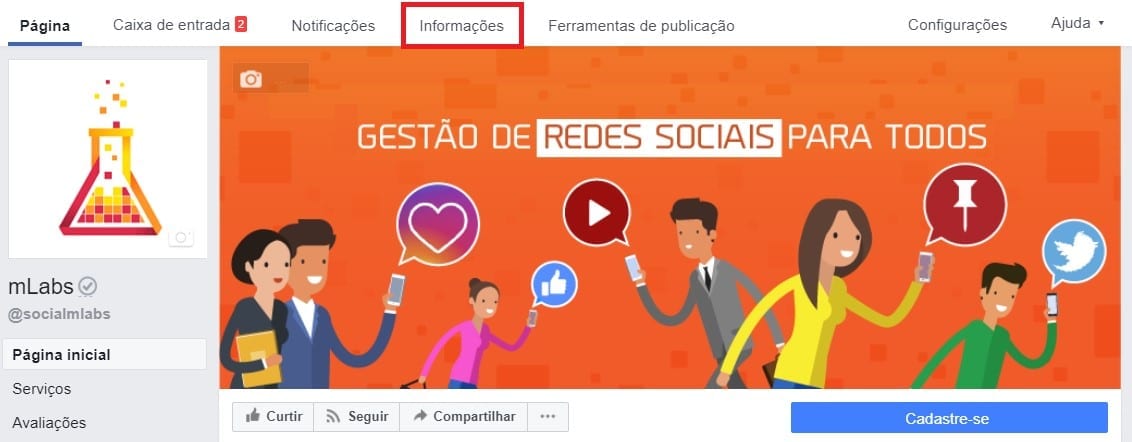 ↳ Facebook começa a testar ferramenta de tradução para vários