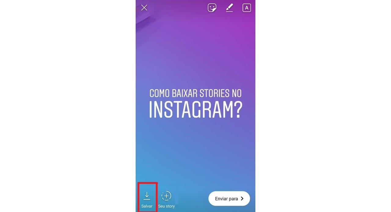 como salvar stories do instagram