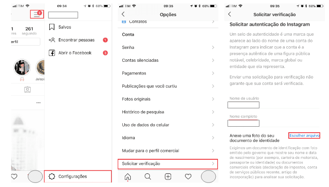 como ter uma conta verificada no instagram passo a passo