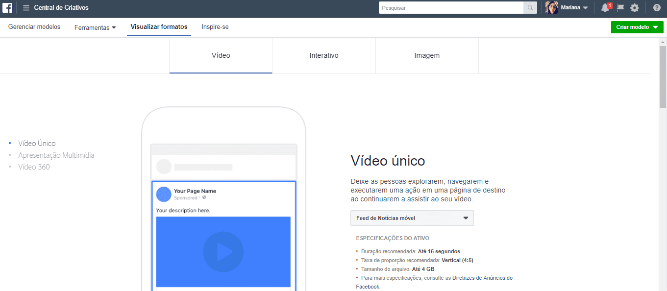 Gerenciador de negócios do Facebook