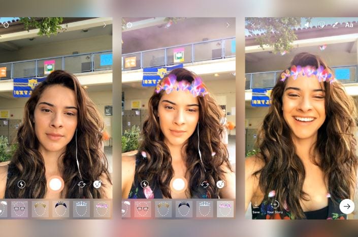 filtros do instagram stories