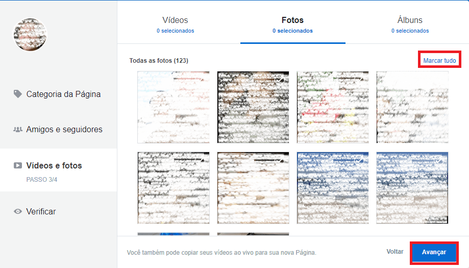Como transformar perfil em Fanpage Passo 8