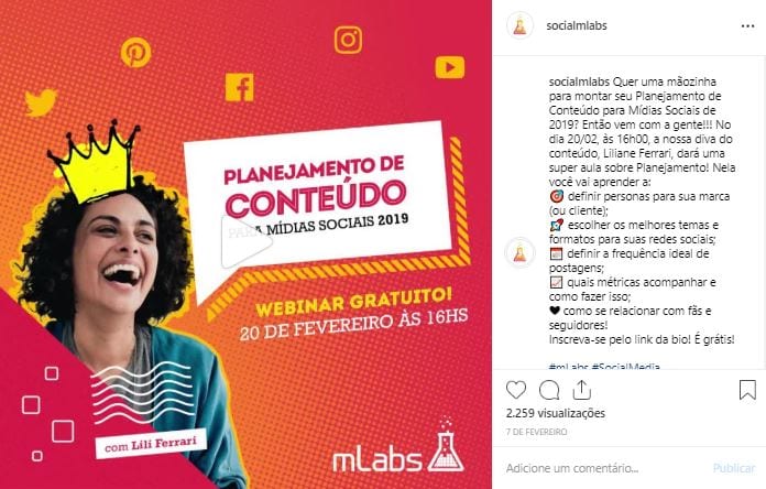 post liliane ferrari instagram da mLabs