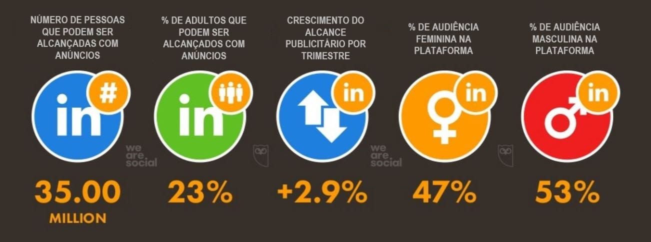 LinkedIn Analytics: imagem da Pesquisa Digital 2019 Brazil