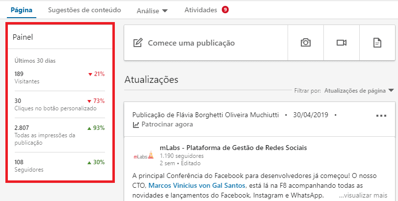 linkedin-analytics-painel