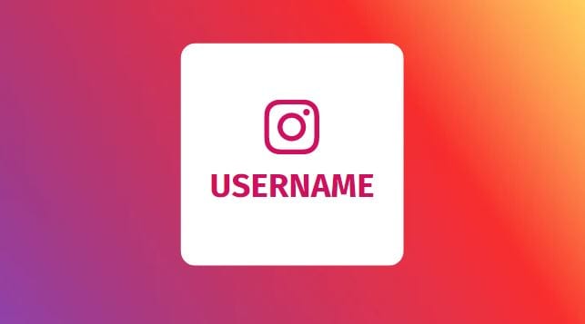 Tag de nome no Instagram: imagem da tag