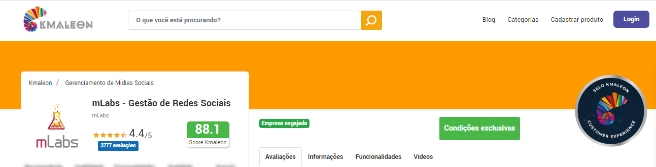 avaliações na kmaleon mostram que usar a mLabs é seguro