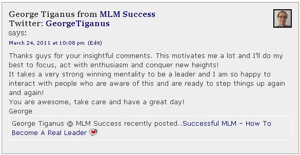 Comment links