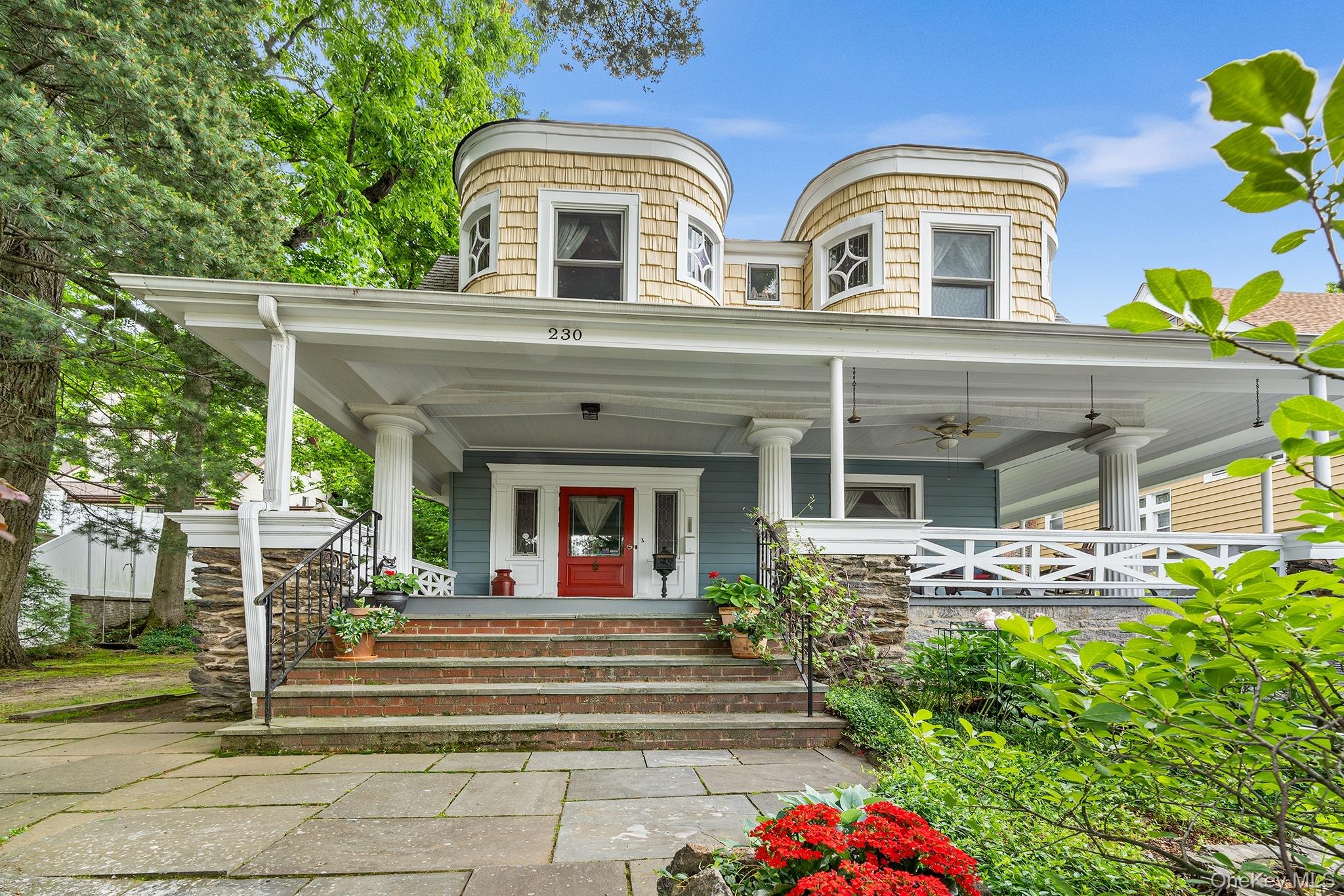 Welcome to a piece of history in the heart of Park Hill, a stunning 19th-century planned community originally designed as an idyllic retreat for New York&rsquo;s elite. This magnificent 1910 Queen Anne Victorian home is a true gem, offering a captivating blend of historic charm and modern convenience. Step inside and be enchanted by the home&rsquo;s timeless character, featuring multiple original, intact stained glass windows that bathe the rooms in a warm, colorful glow. The oak wood floors that flow throughout the home add to its classic appeal. With five spacious bedrooms, and additional living spaces, there&rsquo;s plenty of room to spread out and relax. The heart of the home is the updated kitchen, a perfect marriage of style and function with quartz countertops and stainless steel appliances. After preparing a meal, step out onto the back porch, an ideal spot for grilling and lounging on a warm evening. The flat backyard is a private oasis, providing ample space for play. You&rsquo;ll appreciate the modern upgrades that ensure comfort year-round, including central air conditioning. For added convenience, a working elevator provides easy access to the basement, first, and second floors. A two-car garage offers plenty of space for parking and storage. The home&rsquo;s location is a major highlight. Just 350 feet away is the renowned Park Hill Racquet Club, where you can enjoy endless summer fun with seasonal tennis and pickleball courts, a swimming pool, a basketball hoop, and a bowling alley. This isn&rsquo;t just a home; it&rsquo;s a lifestyle. Ready to experience this enchanting Victorian for yourself?