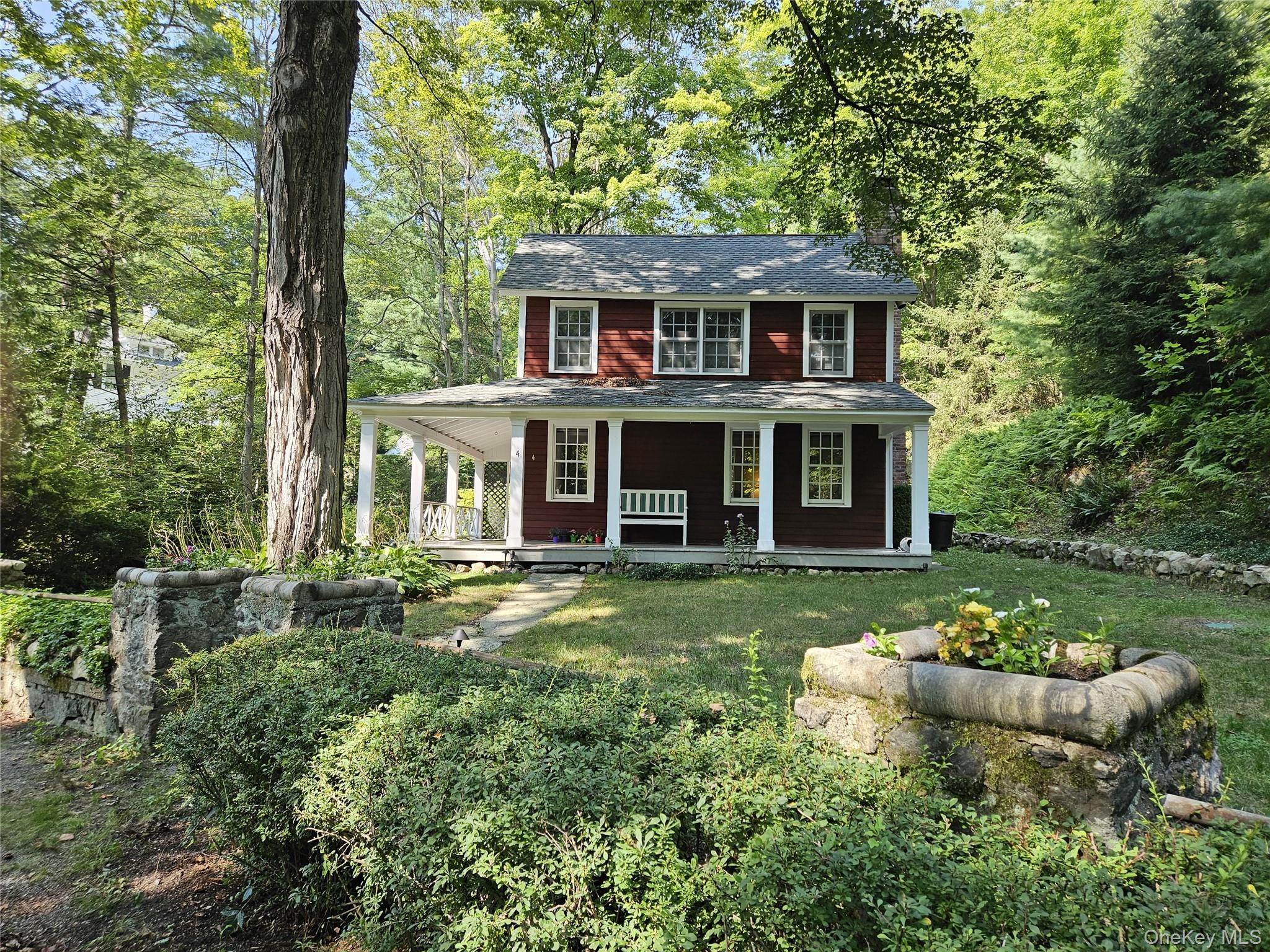 Rare opportunity to rent a historic 1895 farmhouse in Garrison, NY. This home is filled with original character, from hand-hewn exposed beams, to a decorative fireplace in the living room, where wide-board hardwood floors add warmth and charm.The primary bedroom offers treetop views through six bright windows. The wraparound porch is the perfect place to enjoy life in the Hudson Valley. Adding to its appeal, the home is just minutes from Metro-North and the historic Village of Cold Spring, known for its shops and cafes.Available furnished at $3, 500/month with a one-year lease, or unfurnished at $3, 800/month with a two-year minimum lease. Credit report and references required.